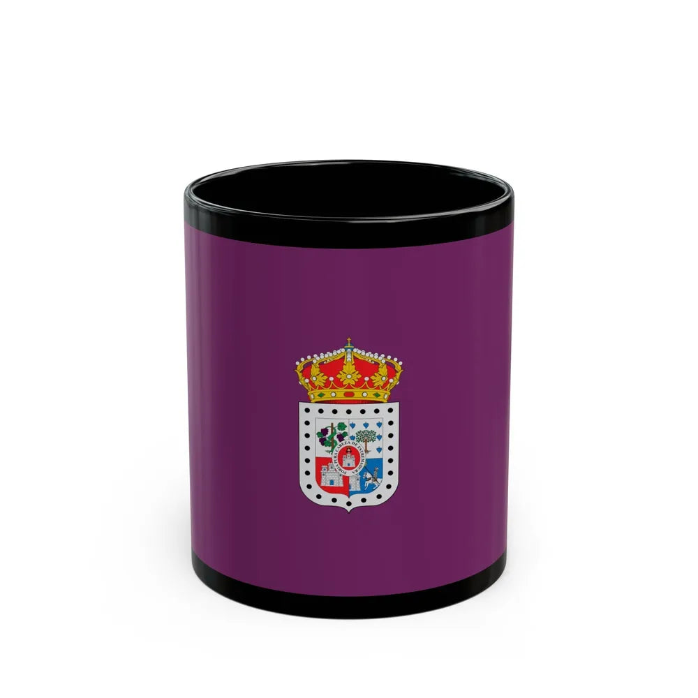 Flag of Soria Spain - Black Coffee Mug-11oz-Go Mug Yourself