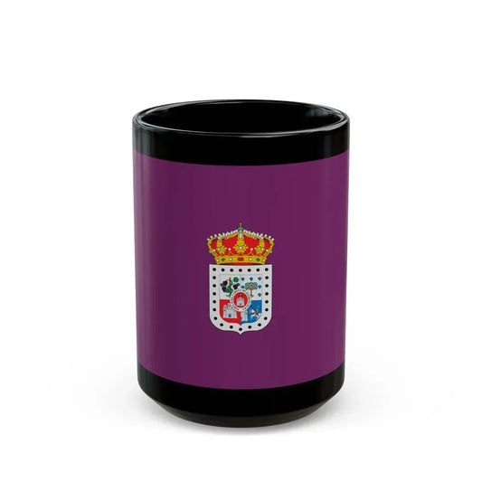Flag of Soria Spain - Black Coffee Mug 15oz - Go Mug Yourself