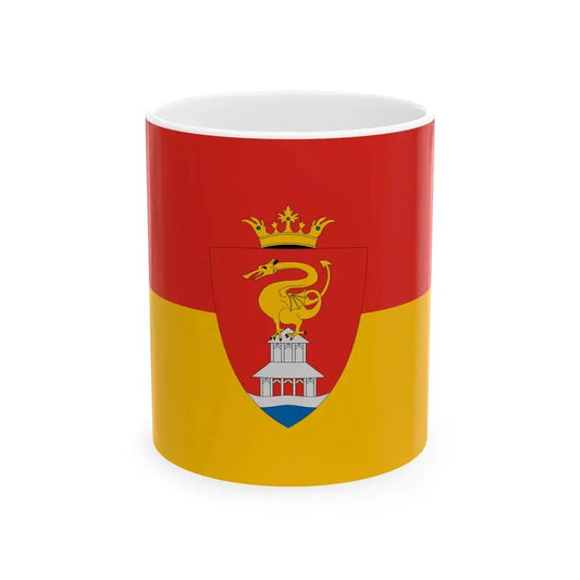 Flag of Sorkikapolna (Hungary) White Coffee Mug 11oz - Go Mug Yourself