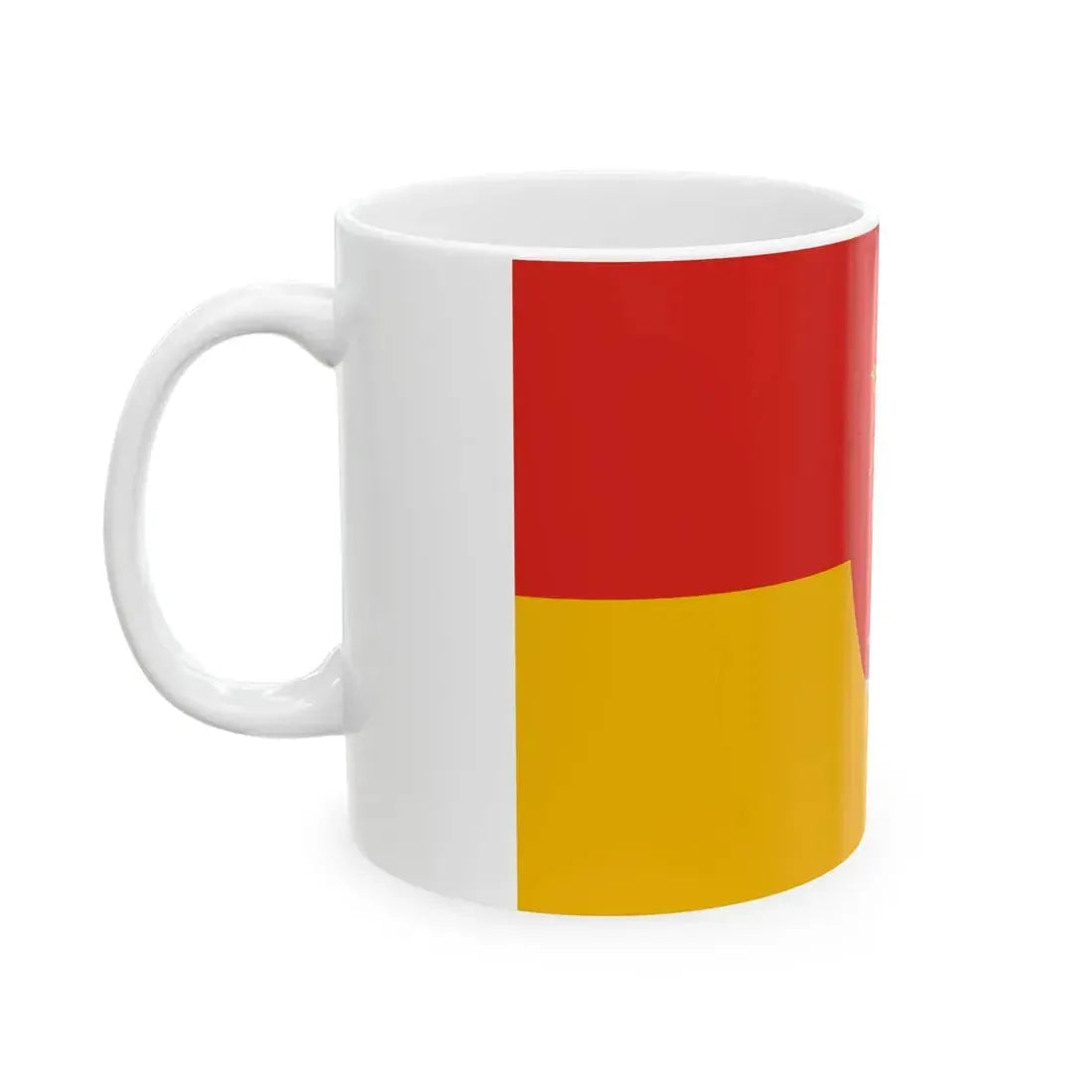 Flag of Sorkikapolna (Hungary) White Coffee Mug - Go Mug Yourself