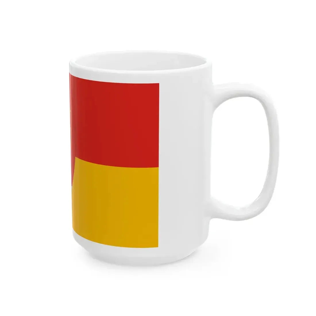 Flag of Sorkikapolna (Hungary) White Coffee Mug - Go Mug Yourself