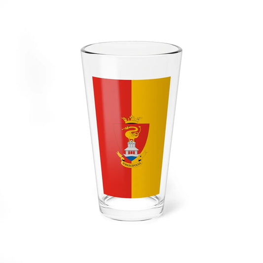Flag of Sorkikapolna vertical (Hungary) Pint Glass 16oz 16oz - Go Mug Yourself