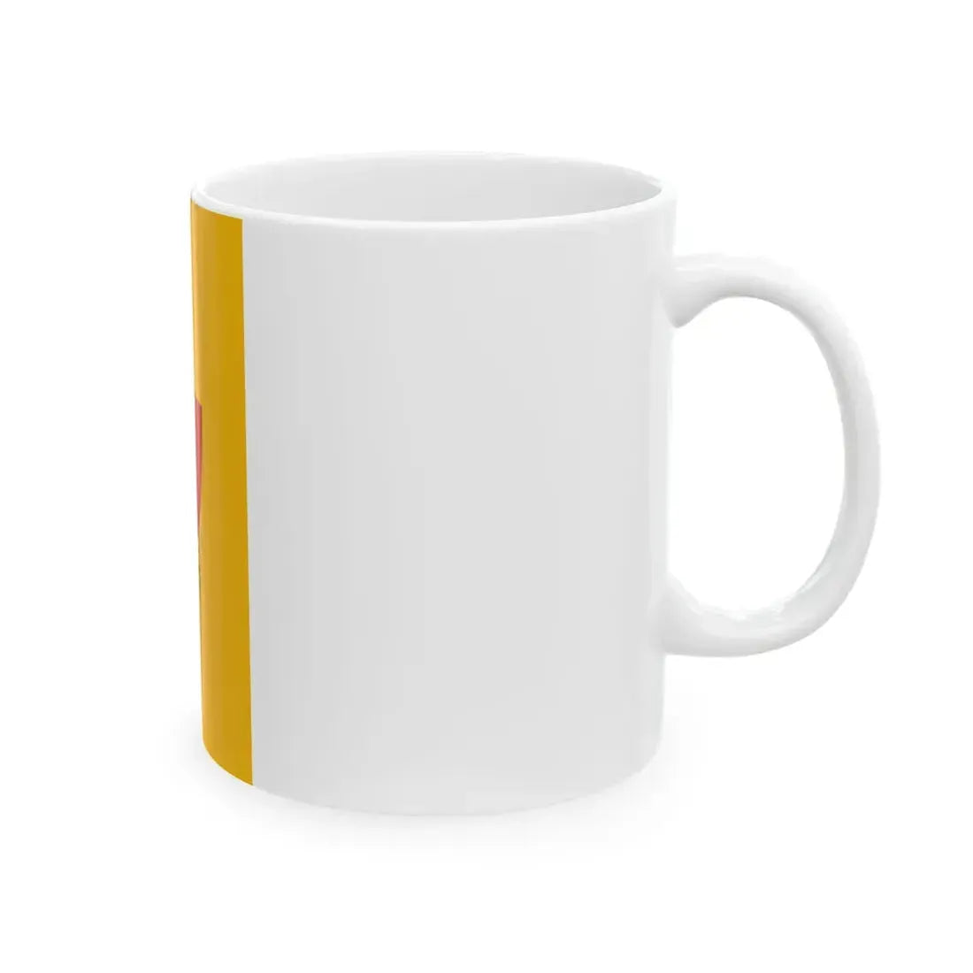 Flag of Sorkikapolna vertical (Hungary) White Coffee Mug - Go Mug Yourself