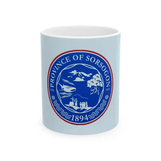 Flag of Sorsogon (Philippines) White Coffee Mug 11oz - Go Mug Yourself