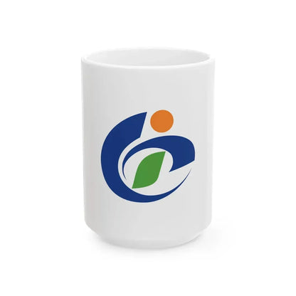 Flag of Sosa Chiba (Japan) White Coffee Mug 15oz - Go Mug Yourself