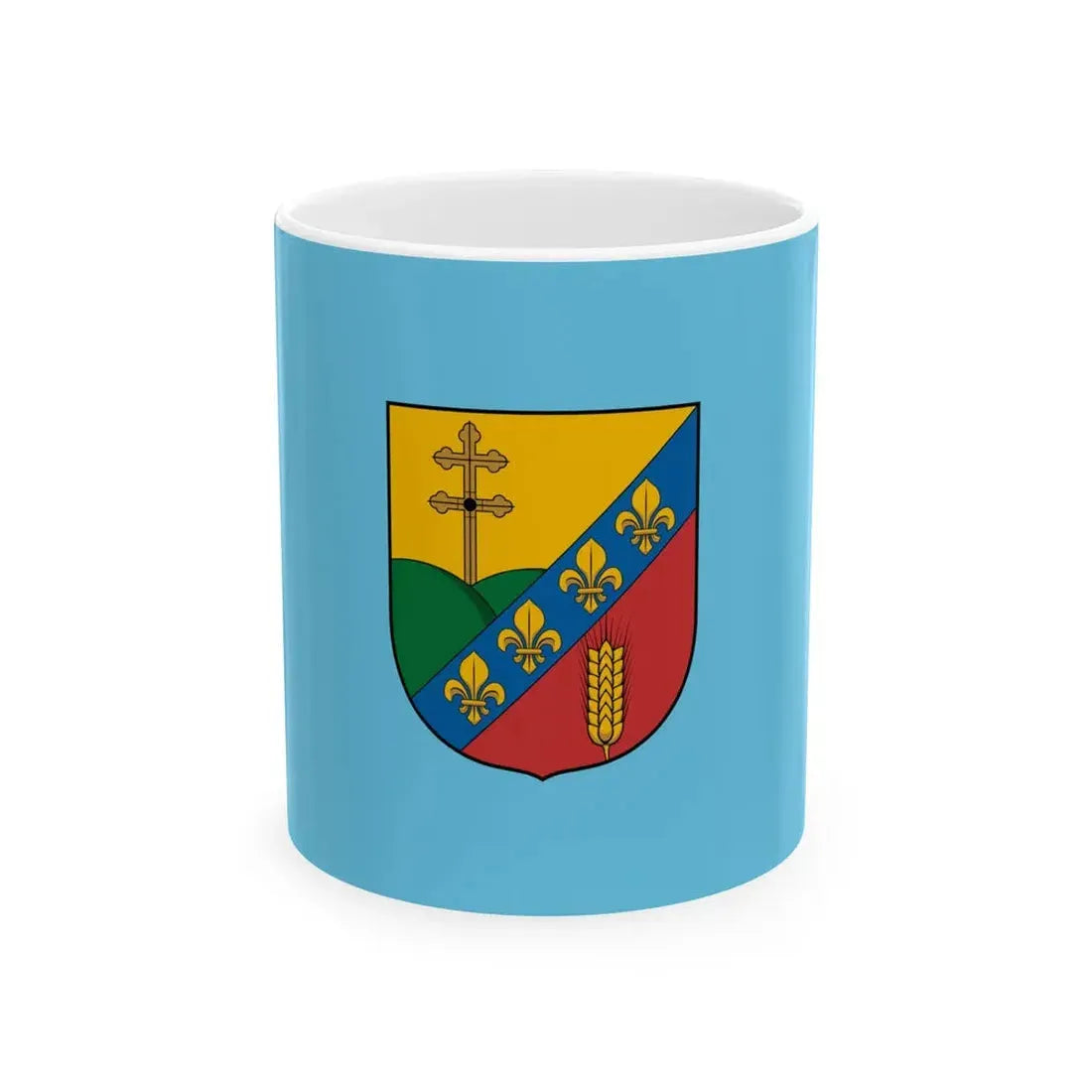 Flag of Soskut (Hungary) White Coffee Mug 11oz - Go Mug Yourself