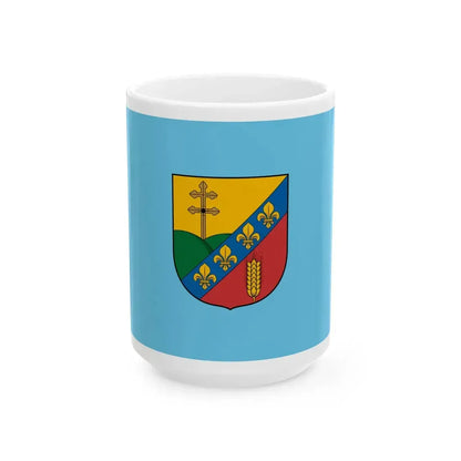 Flag of Soskut (Hungary) White Coffee Mug 15oz - Go Mug Yourself