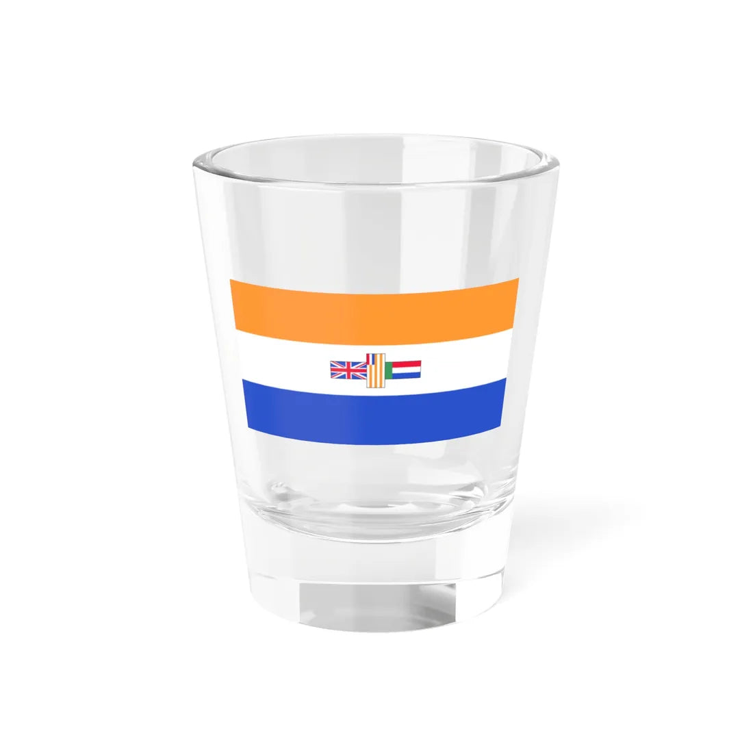 Flag of South Africa 1982-1994 1-2 (Namibia) Shot Glass 1.5oz 1.5oz - Go Mug Yourself