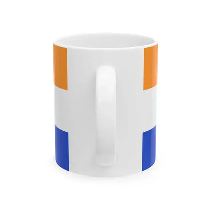 Flag of South Africa 1982-1994 1-2 (Namibia) White Coffee Mug - Go Mug Yourself