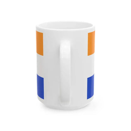 Flag of South Africa 1982-1994 1-2 (Namibia) White Coffee Mug - Go Mug Yourself