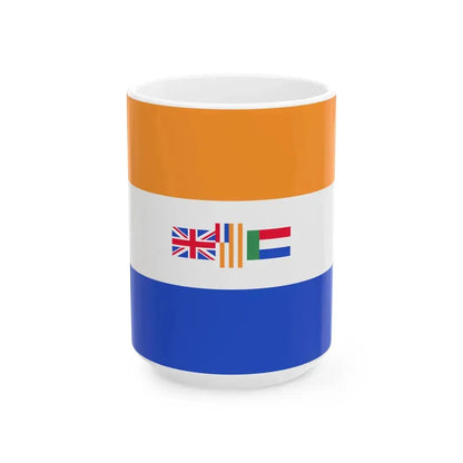 Flag of South Africa 1982-1994 without borders (Namibia) White Coffee Mug 15oz - Go Mug Yourself