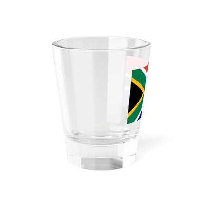 Flag of South Africa as Paths (South Africa) Shot Glass 1.5oz - Go Mug Yourself