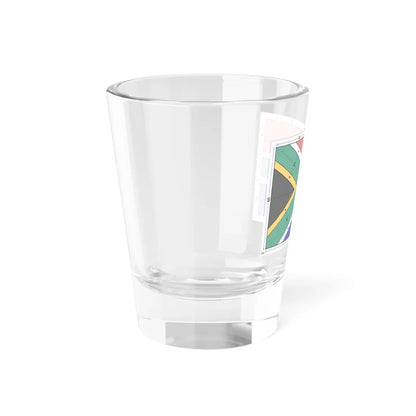 Flag of South Africa construction sheet (South Africa) Shot Glass 1.5oz - Go Mug Yourself