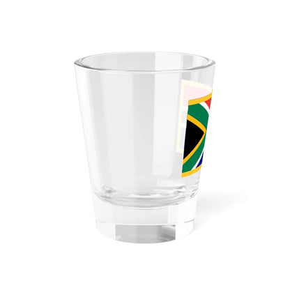 Flag of South Africa fringed (South Africa) Shot Glass 1.5oz - Go Mug Yourself