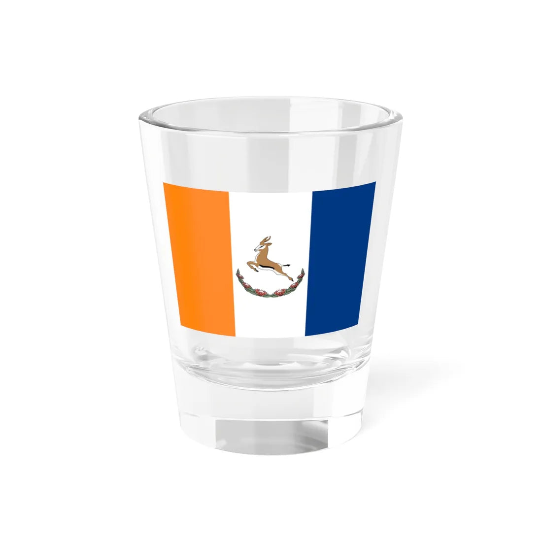 Flag of South Africa proposal 1965 Springbok Protea (South Africa) Shot Glass 1.5oz 1.5oz - Go Mug Yourself
