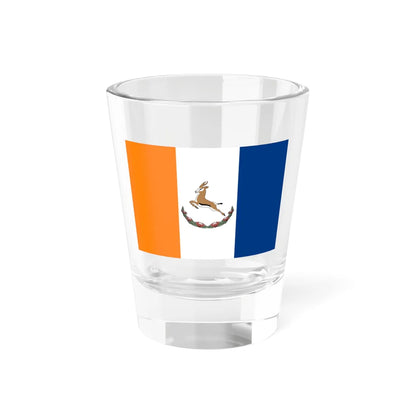 Flag of South Africa proposal 1965 Springbok Protea (South Africa) Shot Glass 1.5oz 1.5oz - Go Mug Yourself