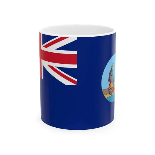 Flag of South Australia 1876-1904 (Australia) White Coffee Mug 11oz - Go Mug Yourself