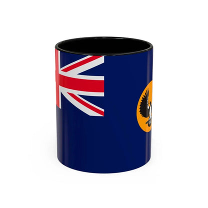 Flag of South Australia - Accent Coffee Mug 11oz Black - Go Mug Yourself
