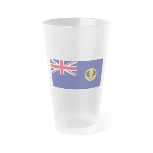 Flag of South Australia - Frosted Pint Glass 16oz 16oz Frosted - Go Mug Yourself