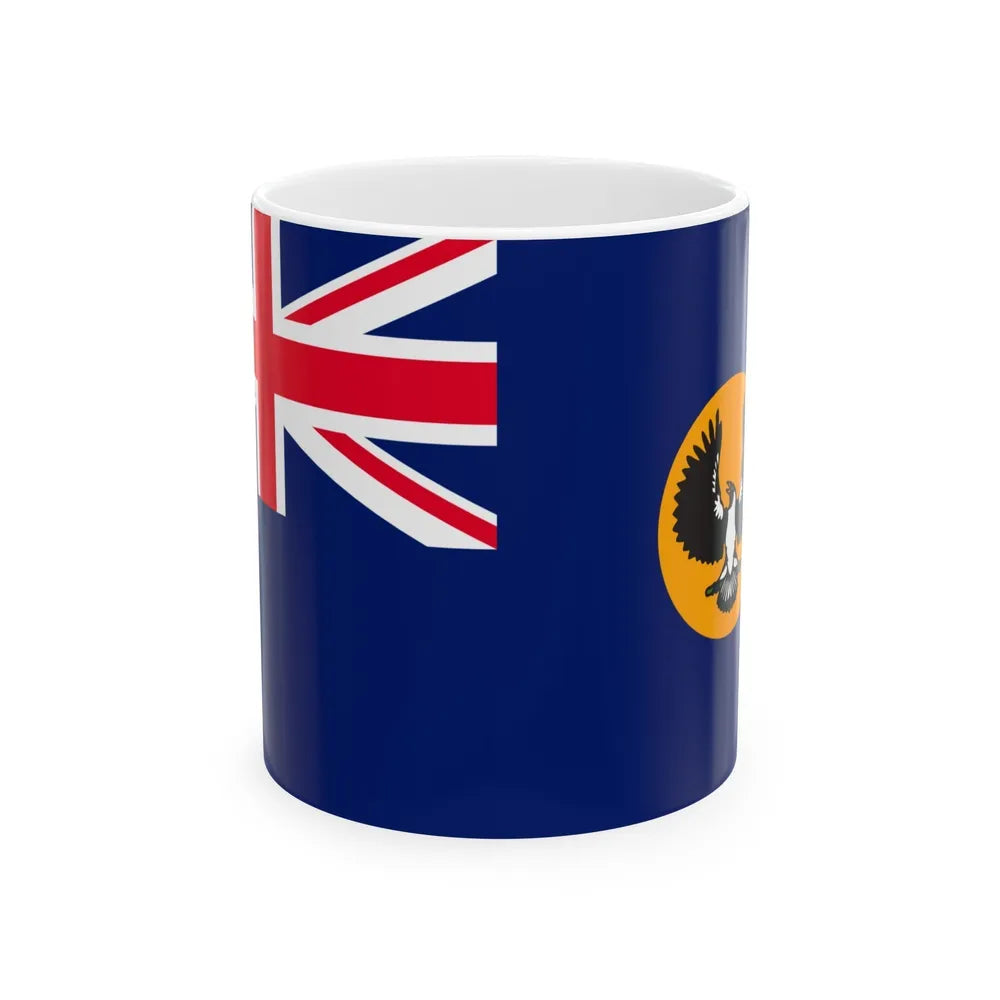 Flag of South Australia - White Coffee Mug-11oz-Go Mug Yourself