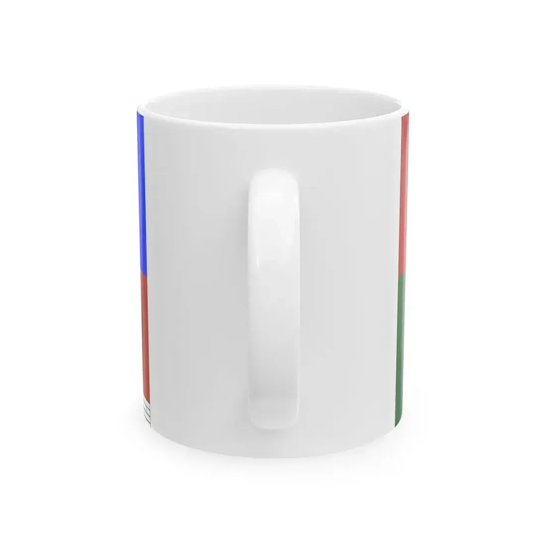 Flag of South Bohemian Region (Czech Republic) White Coffee Mug - Go Mug Yourself