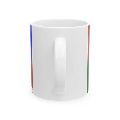 Flag of South Bohemian Region (Czech Republic) White Coffee Mug - Go Mug Yourself