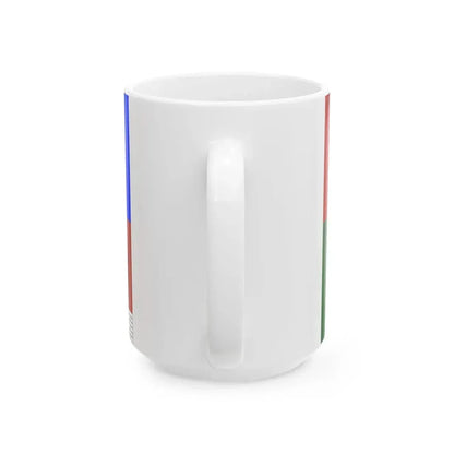 Flag of South Bohemian Region (Czech Republic) White Coffee Mug - Go Mug Yourself