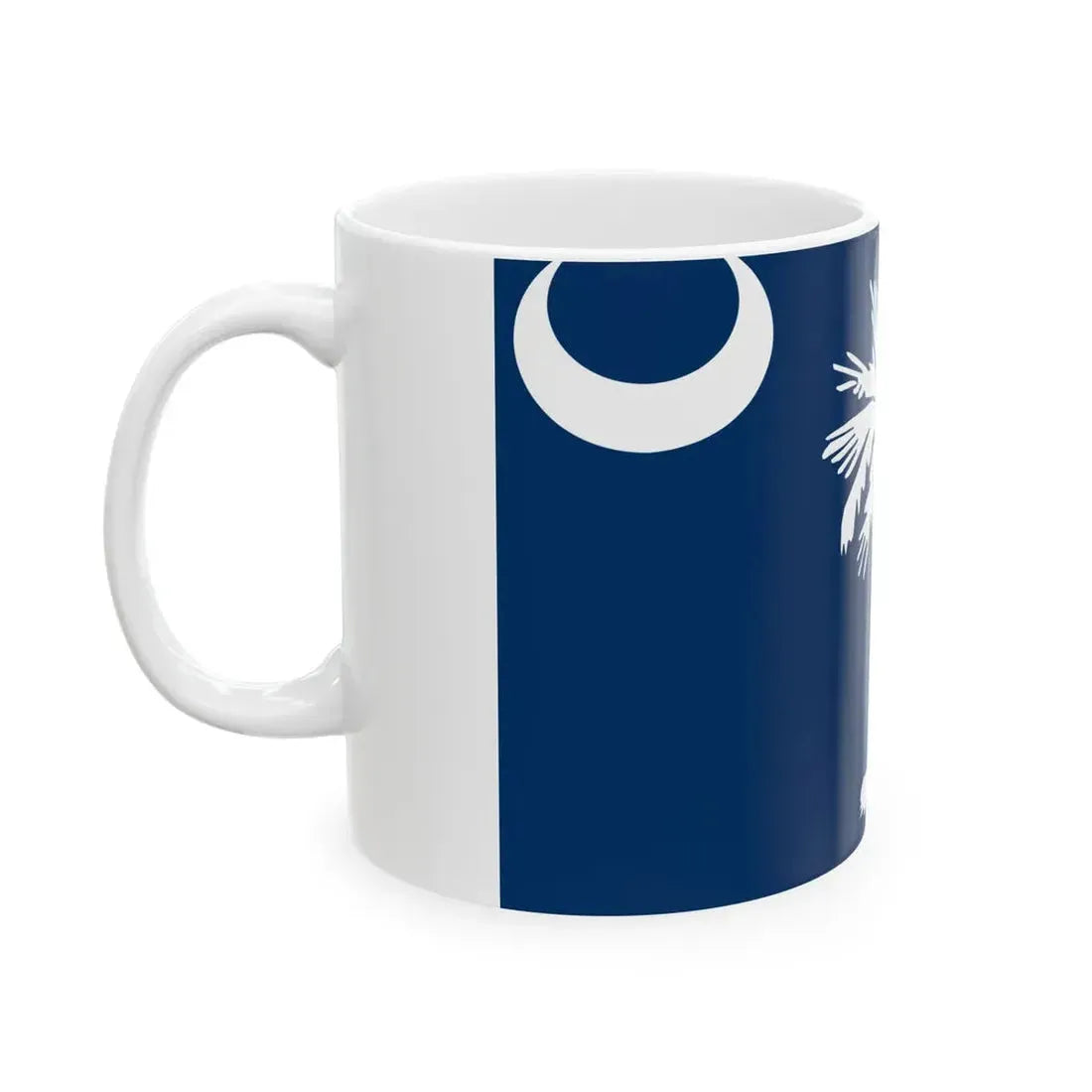 Flag of South Carolina 1861-1910 (United States) White Coffee Mug - Go Mug Yourself