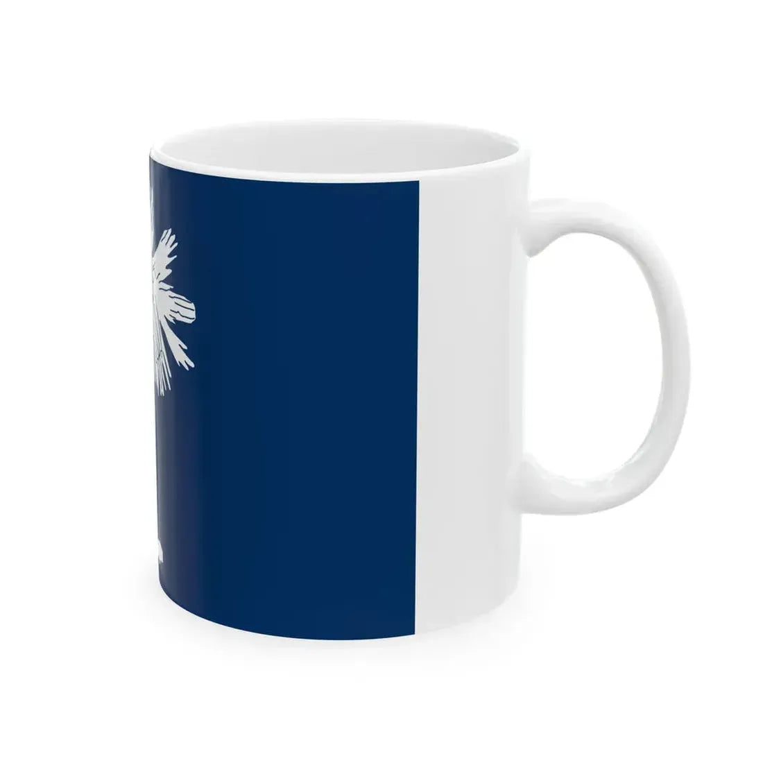 Flag of South Carolina 1861-1910 (United States) White Coffee Mug - Go Mug Yourself