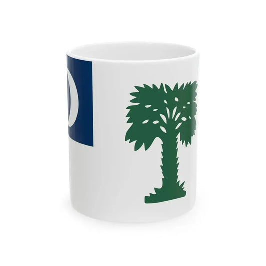 Flag of South Carolina 1st Proposal (United States) White Coffee Mug 11oz - Go Mug Yourself