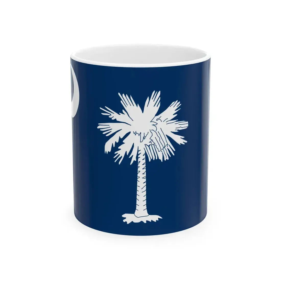 Flag of South Carolina 3-2 (United States) White Coffee Mug 11oz - Go Mug Yourself