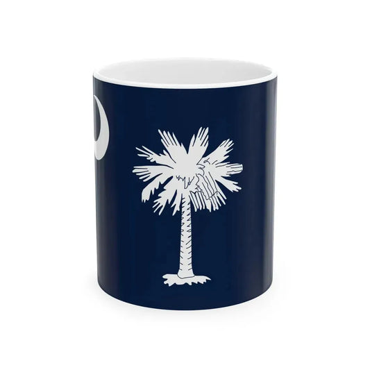Flag of South Carolina (United States) White Coffee Mug 11oz - Go Mug Yourself
