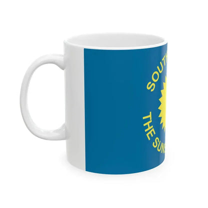 Flag of South Dakota 1909-1963 (United States) White Coffee Mug - Go Mug Yourself