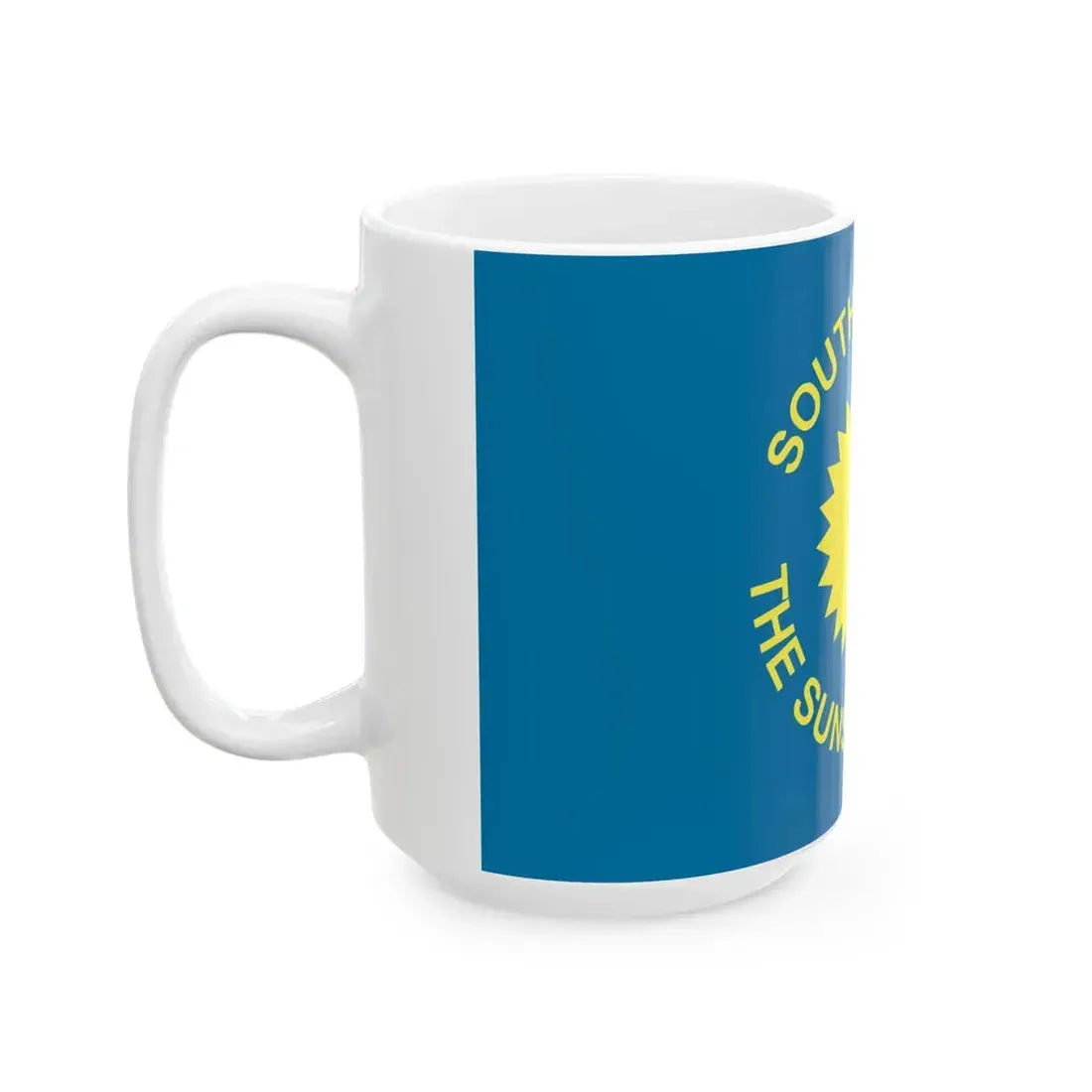 Flag of South Dakota 1909-1963 (United States) White Coffee Mug - Go Mug Yourself
