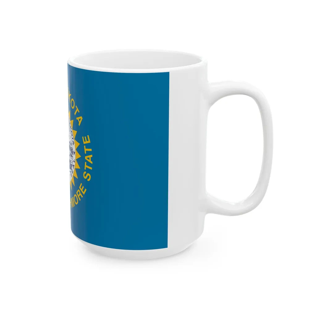 Flag of South Dakota (United States) White Coffee Mug - Go Mug Yourself