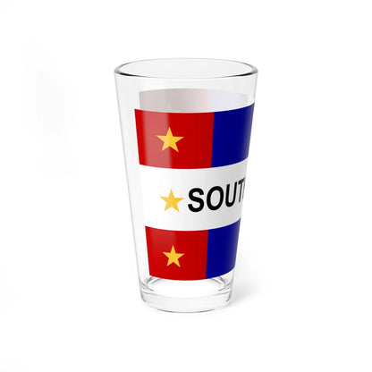 Flag of South Elgin Illinois (United States) Pint Glass 16oz - Go Mug Yourself