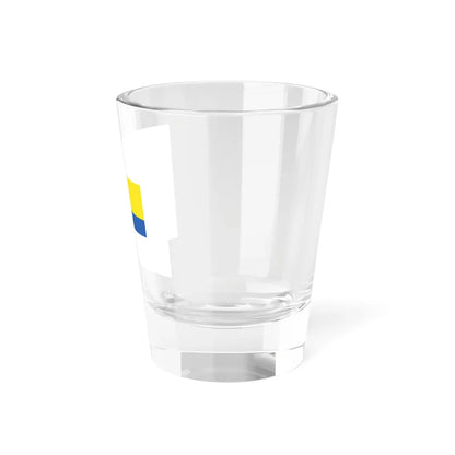 Flag of South Gyeongsang Province 1974-1999 1987 (Korea) Shot Glass 1.5oz - Go Mug Yourself