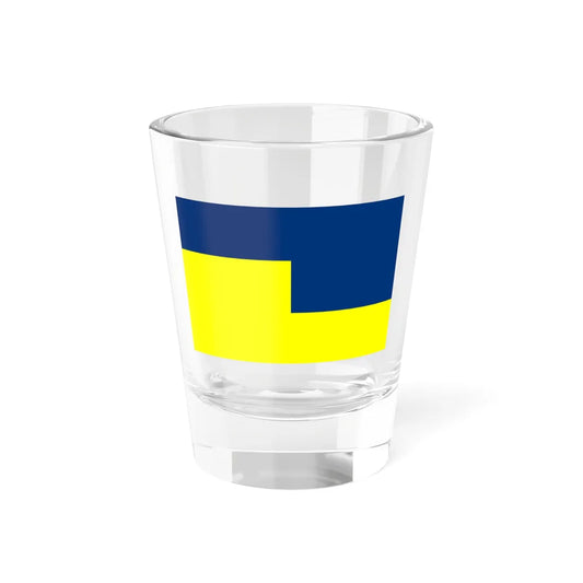 Flag of South Gyeongsang Province 1974-1999 (Korea) Shot Glass 1.5oz 1.5oz - Go Mug Yourself