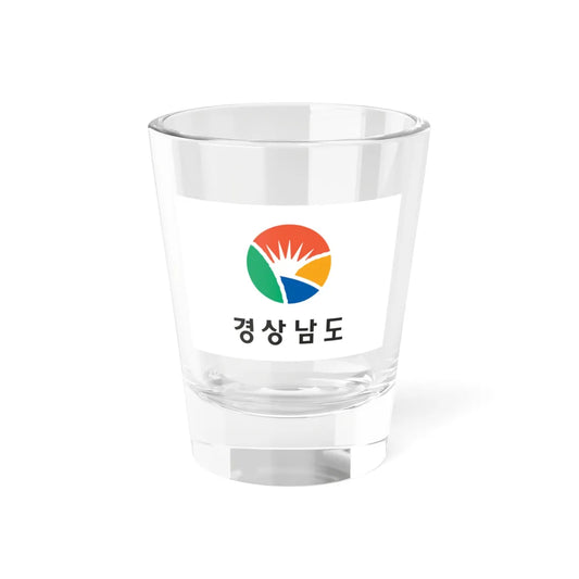 Flag of South Gyeongsang Province (Korea) Shot Glass 1.5oz 1.5oz - Go Mug Yourself