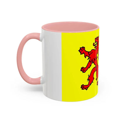 Flag of South Holland Netherlands - Accent Coffee Mug - Go Mug Yourself