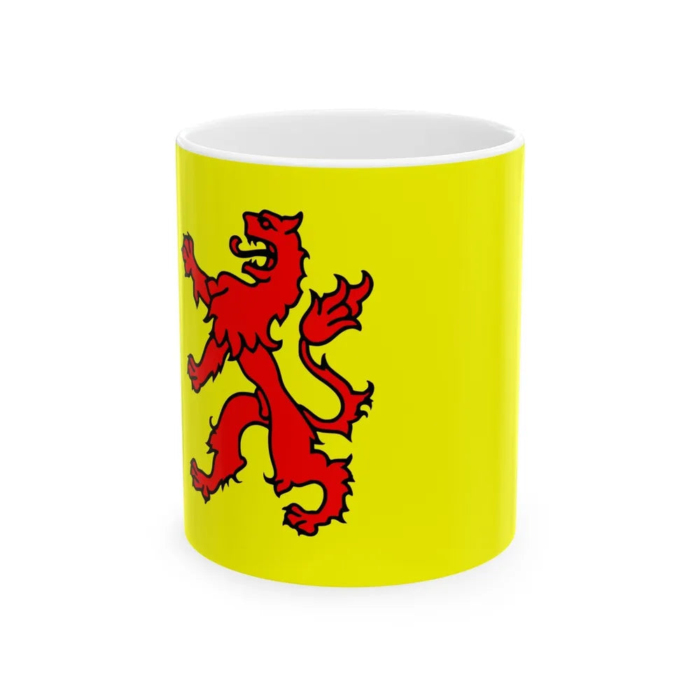 Flag of South Holland Netherlands - White Coffee Mug-11oz-Go Mug Yourself