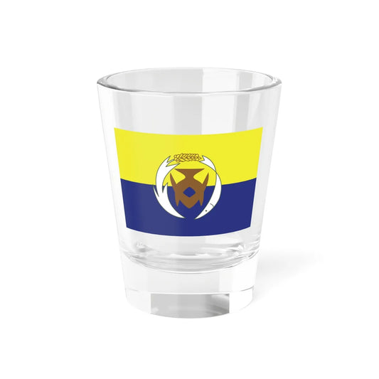 Flag of South Jeolla Province 1964-2000 (Korea) Shot Glass 1.5oz 1.5oz - Go Mug Yourself