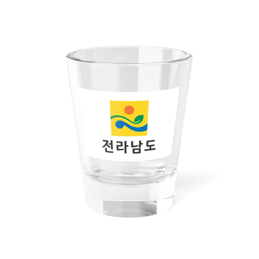 Flag of South Jeolla Province (Korea) Shot Glass 1.5oz 1.5oz - Go Mug Yourself