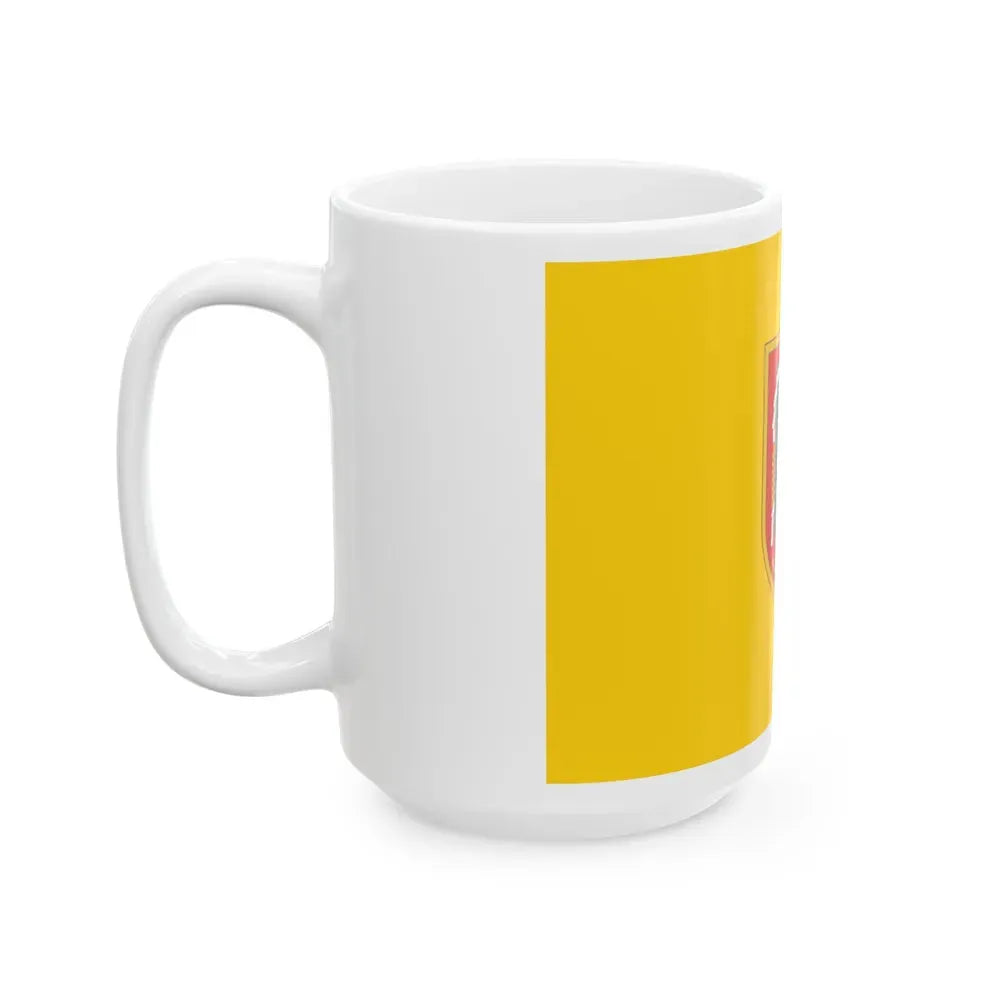 Flag of South Kalimantan Indonesia - White Coffee Mug - Go Mug Yourself