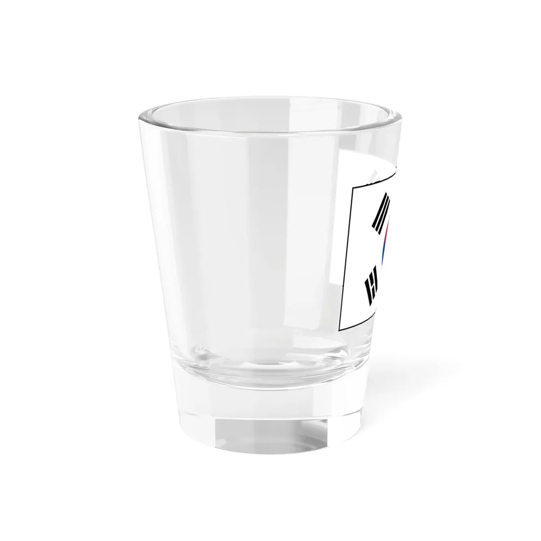 Flag of South Korea bordered (Korea) Shot Glass 1.5oz - Go Mug Yourself