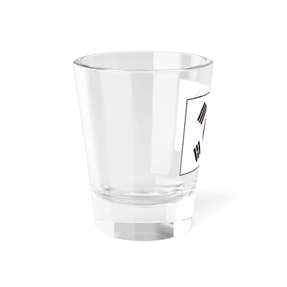 Flag of South Korea bordered (Korea) Shot Glass 1.5oz - Go Mug Yourself