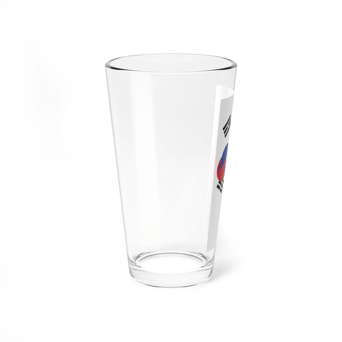 Flag of South Korea vertical (Korea) Pint Glass 16oz - Go Mug Yourself