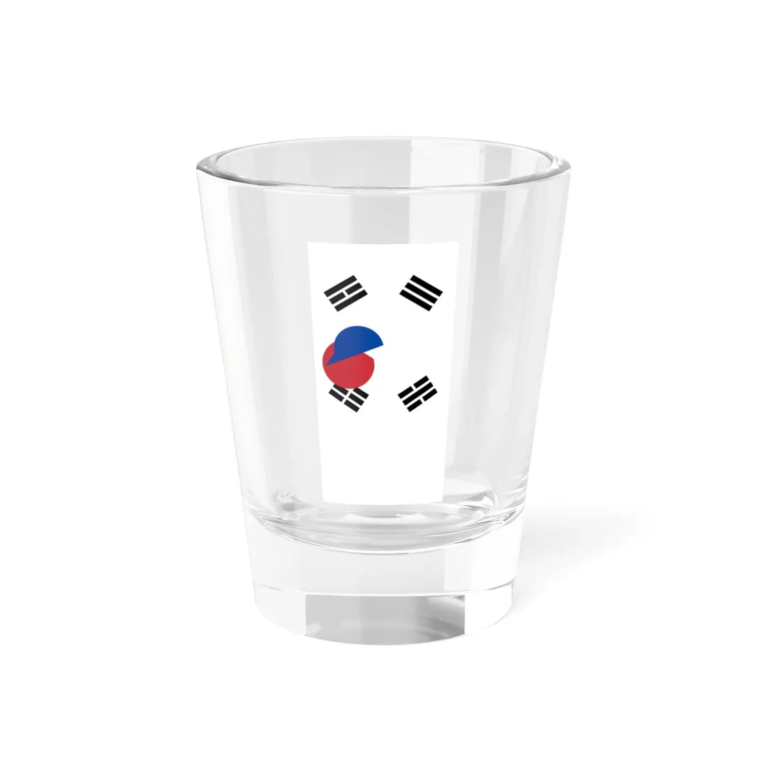 Flag of South Korea vertical (Korea) Shot Glass 1.5oz 1.5oz - Go Mug Yourself