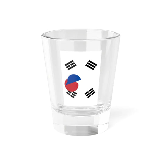 Flag of South Korea vertical version 2 (Korea) Shot Glass 1.5oz 1.5oz - Go Mug Yourself