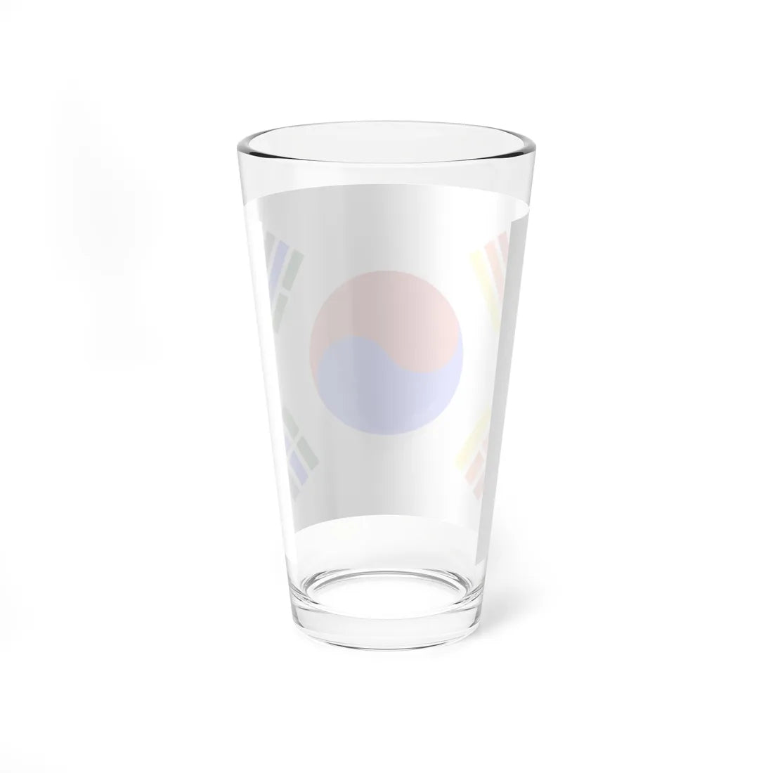 Flag of South Korean LGBT 2 (Korea) Pint Glass 16oz - Go Mug Yourself